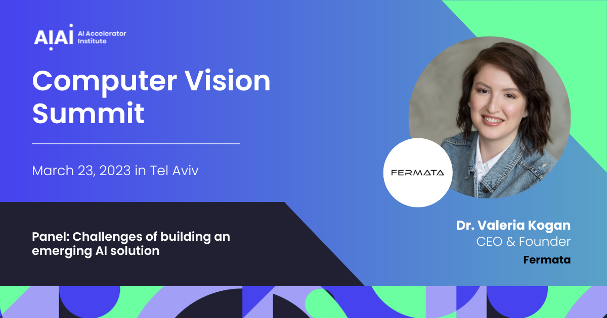 Q&A with Dr. Valeria Kogan from Fermata – CV Summit in Tel Aviv