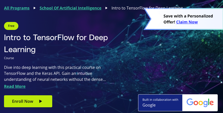 Intro to TensorFlow for Machine Learning