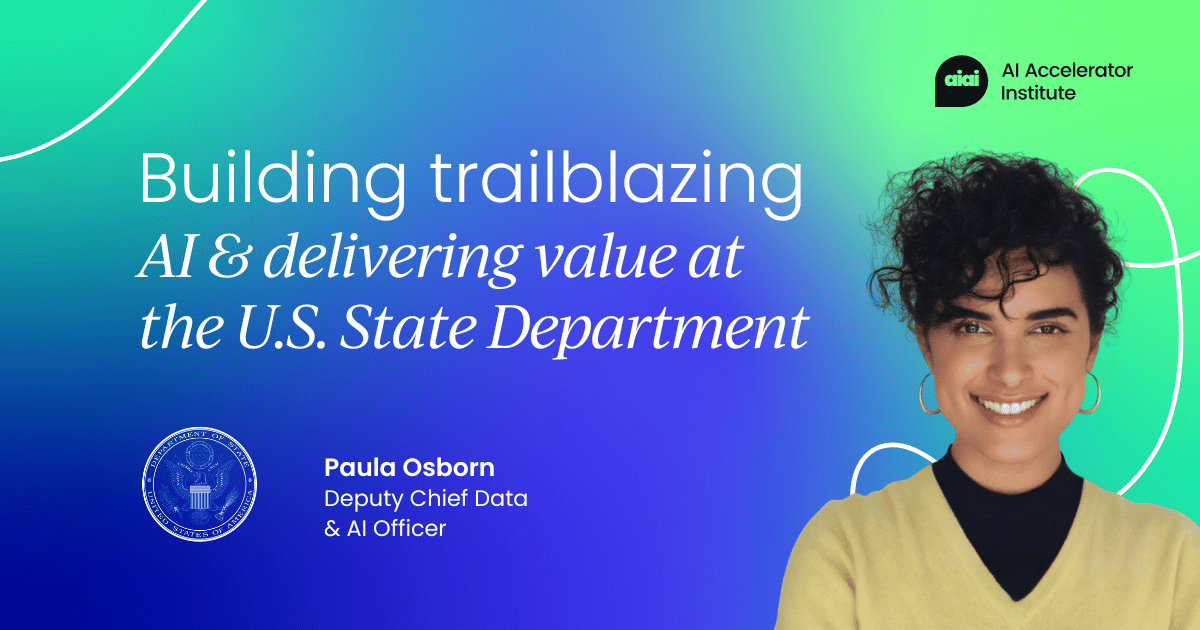 Building state-of-the-art AI & delivering true value at the U.S. State Department