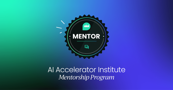 AI Accelerator Institute  Mentorship program